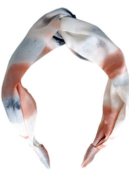 Joker and Witch - Pastel Pop Peach White Knot Headband