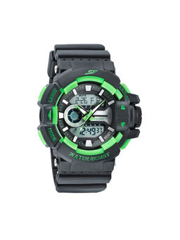 Sonata - Hustler 77118PP04W Multi-Color Dial Analog And Digital Watch For Men