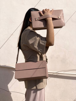 Tann-ed - Pink Essential Carrier Sling Bag