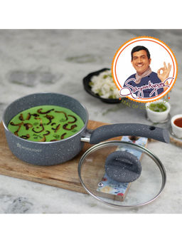 Wonderchef - Granite Sauce Pan with Lid 18cm