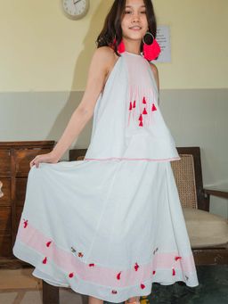 Nikasha - Bulbul Embroidered Panelled Skirt