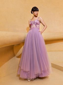 Nikita Mhaisalkar - Lilac Tulle Skirt