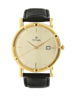 Titan - Gold Round Analog Watch -NK1639YL01