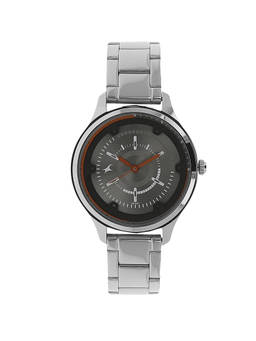 Fastrack - Grey Round Analog Casual Watch -NK6138SM01