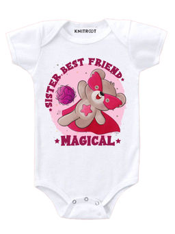 KNITROOT - Magical White Onesie