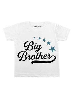 KNITROOT - White Big Brother Printed T-Shirt