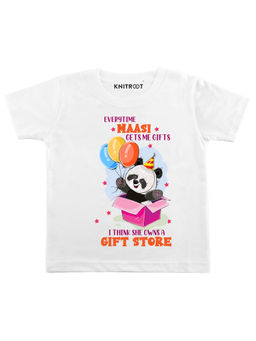 KNITROOT - White Everytime Maasi Printed T-shirt