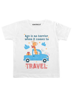 KNITROOT - White No Barrier Printed T-shirt