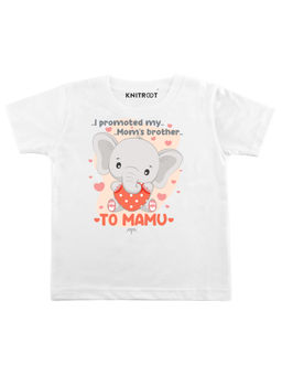 KNITROOT - White Brother Elephant Printed T-shirt