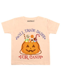 KNITROOT - Peach Will Trade Daddy for Candy Printed T-Shirt