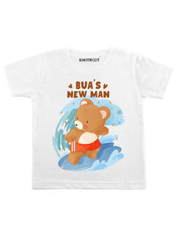 KNITROOT - White New Man Printed T-shirt