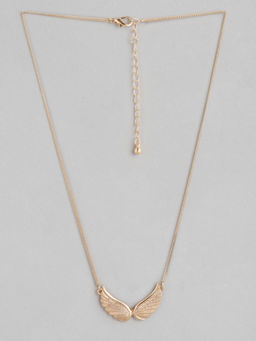 Twenty Dresses by Nykaa Fashion - Wings Of Gold Multi-Layered Necklace