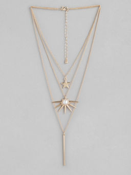 Twenty Dresses by Nykaa Fashion - The Sun Is Also A Star Multi-Layered Necklace