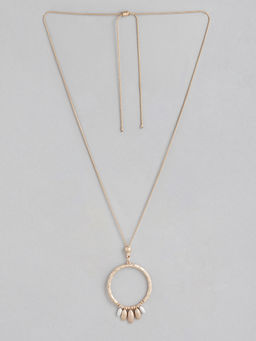 Twenty Dresses by Nykaa Fashion - Specks Of Gold Multi-Layered Necklace