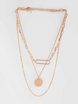 Twenty Dresses by Nykaa Fashion - Two Faced Layered Necklace