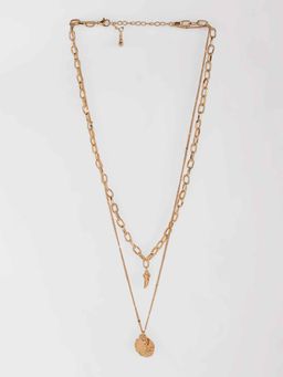 Twenty Dresses by Nykaa Fashion - Gold Trail Necklace