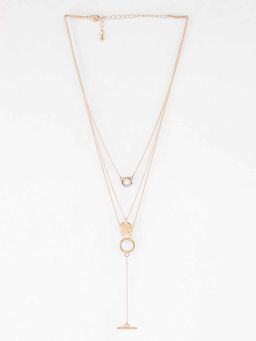 Twenty Dresses by Nykaa Fashion - Ringed And Studded Layered Necklace