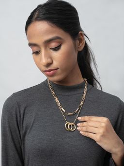 Twenty Dresses by Nykaa Fashion - Up The Drama Layered Necklace