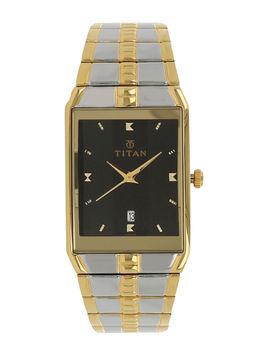 Titan - Black Rectangle Analog Watch -NL9151BM02