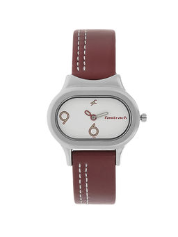 Fastrack - White Tonneau - Round Rectangle Analog Casual Watch -NM2394SL01