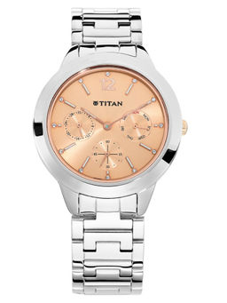 Titan - Rose Gold Analog Watch -NM2588KM03