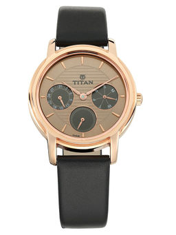 Titan - Rose Gold Analog Watch -NM2595WL01