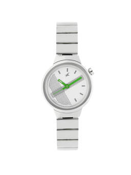 Fastrack - White Round Analog Casual Watch -NM6149SM03