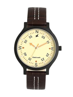 Fastrack - Yellow Round Analog Casual Watch -NM6189NL02