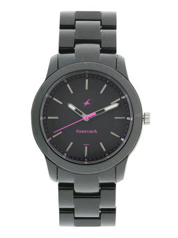 Fastrack - Black Round Analog Casual Watch -NM68006PP01