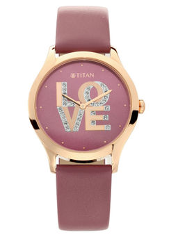 Titan - Purple Love In Analog Watch -NM95111WL01
