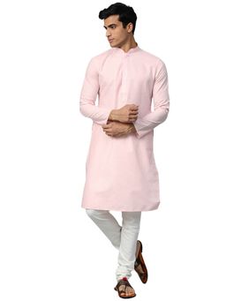 Manthan - Gajari Cotton Blend Kurta For Men