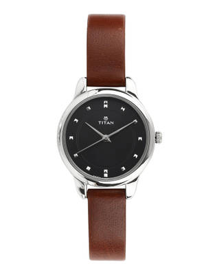 Buy Titan Black Analog Watch NM2481SL07