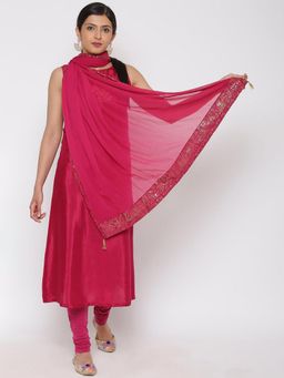 Rangriti - Pink Printed Dupatta