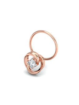 KuberBox - 18K Aislinn Solitaire Pins for Women and Girls
