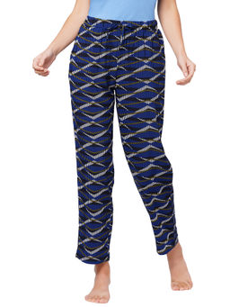SOIE - Women's Superoft Rayon Printed Pyjamas With Pockets Multi-Color