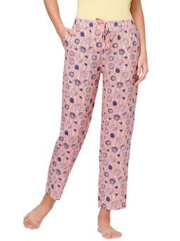 SOIE - Women's Superoft Rayon Printed Pyjamas With Pockets Multi-Color
