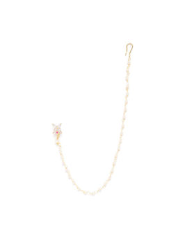 Priyaasi - Gold Plated Chained Nose Pin