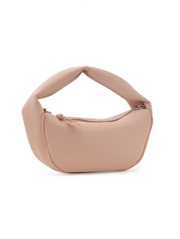 NUFA - Half Moon Top Handle Pink Crossbody Bag