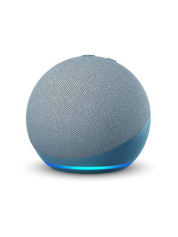 Amazon - All-New Echo Dot (4th Gen) | #1 Smart Speaker Brand In India with Alexa (Blue)