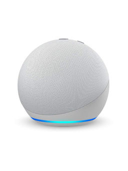 Amazon - All-New Echo Dot (4th Gen) | #1 Smart Speaker Brand In India with Alexa (White)