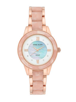 Anne Klein - Silver Round Analog Casual Watch -AK3610RGPK