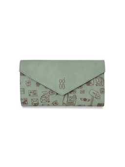 Baggit - Mailbox Y G X Green Large Wallet