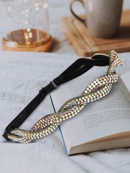 Blueberry - Multi-Color Stone Detailing Hair Band