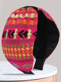 Blueberry - Multi-Color Embroidery Fabric Hairband