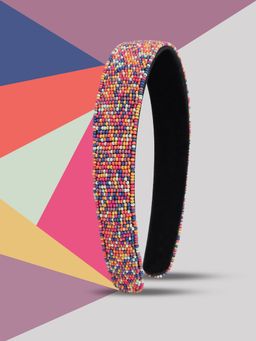 Blueberry - Multi-Color Embellished Hairband