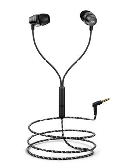Boat - BassHeads 182 N Wired Earphones With HD Sound & In-line Mic - Black