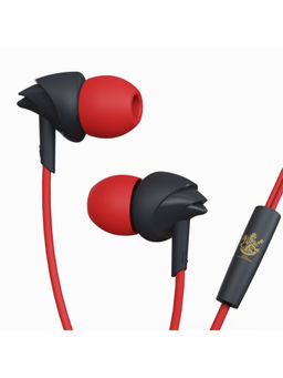 Boat - BassHeads 100 N Royal Challengers Bangalore Edition in-Ear Wired Earphones (RCB Raging Red)