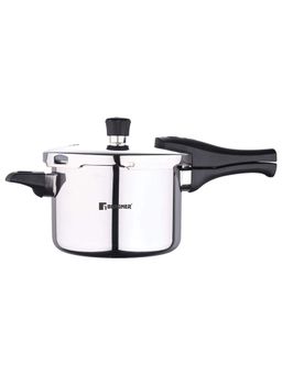 Bergner - Argent Elements Triply Stainless Steel Pressure Cooker With Outer Lid, 3.5 Ltrs, Silver