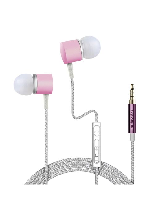 Crossloop Daily Fashion Series in-Ear Earphone with Mic and Volume Control -White