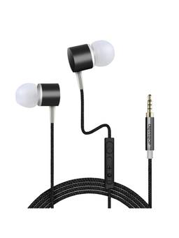 Crossloop - Daily Fashion Series in-Ear Earphone with Mic and Volume Control -Black